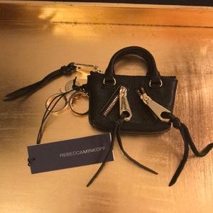 BNWT REBECCA MINKOFF MOTO FOB OR CHANGE PURSE.